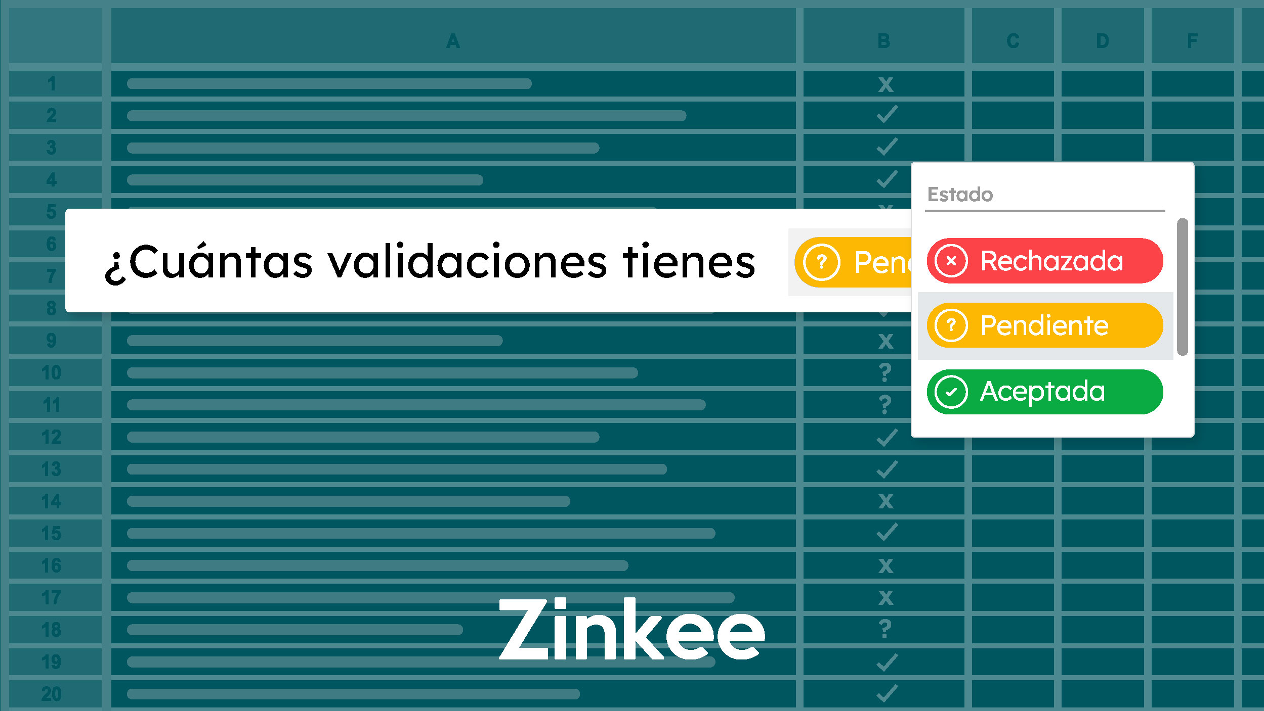 Flujos de validación en empresas